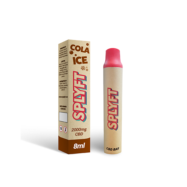 SPLYFT Eco Bar 2000mg CBD Biodegradable Disposable Vape - 3500 puffs - (+ FREE Splyft Cone) - Image 8
